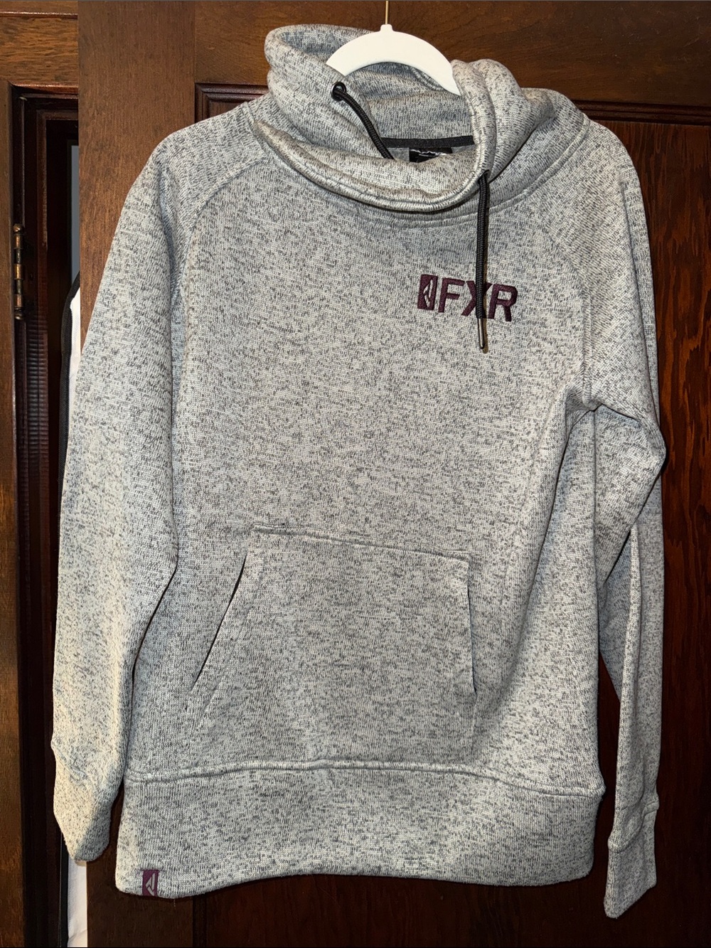 Women’s FXR Light Heather Gray Crewneck Pullover Sweater